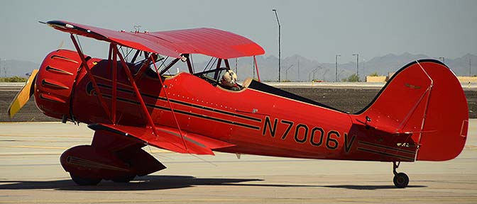 Waco YMF-F5C N7006V, Goodyear, March 26, 2017